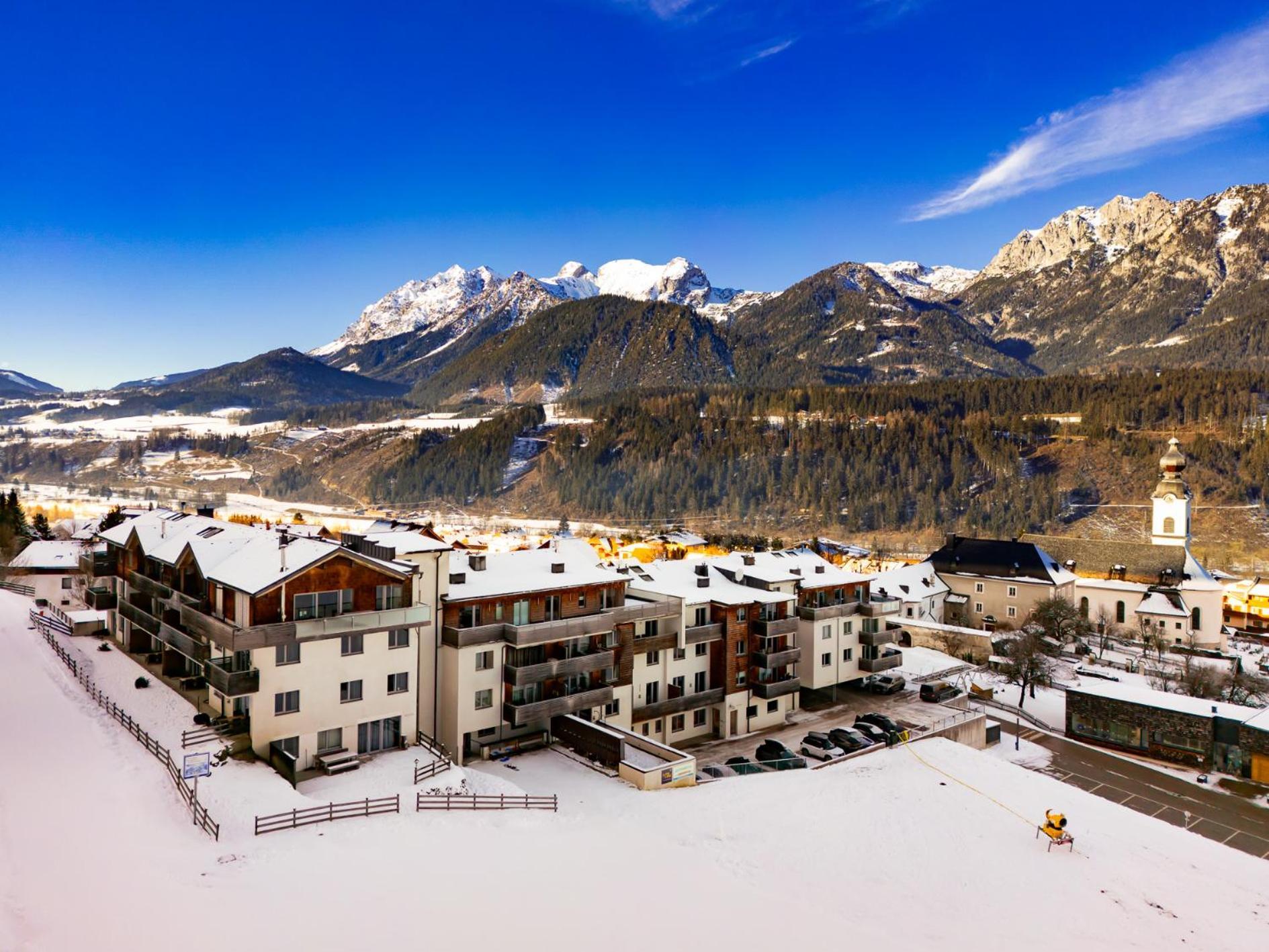 Appartement Klosterhuegel Haus im Ennstal Bagian luar foto